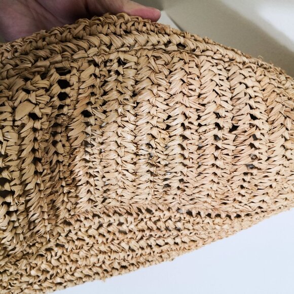 Tommy Bahama Natural Raffia Tote Handbag 20"Lx11"H - Picture 6 of 6